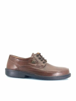 Boxer Δερμάτινα Ανδρικά Casual Παπούτσια Καφέ